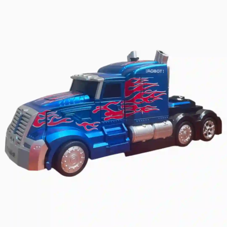 MULA TRANSFORMERS CON HUMO