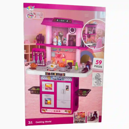 COCINA CON HUMO 59 PIEZAS