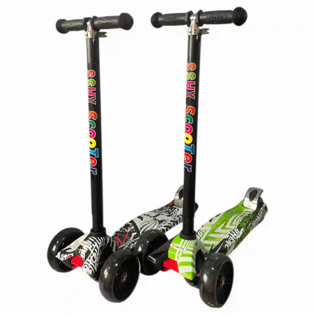 PATINETA AEROGRAFIADA LLANTA GRUESA