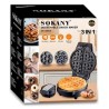 Wafflera Sokany 3 en 1 SK-08006