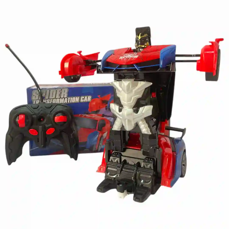 CARRO TRANSFORMER SPIDER CON CONTROL