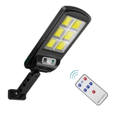 Lampara Solar 8 Cob Control Sensor