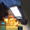 Lampara Solar 8 Cob Control Sensor
