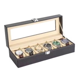 Caja Organizadora Relojes 6 Puestos