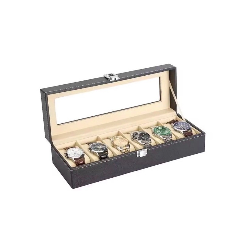 Caja Organizadora Relojes 6 Puestos