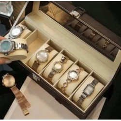 Caja Organizadora Relojes 6 Puestos