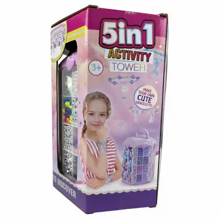 SET NIÑAS PARA HACER MANILLAS 5 EN 1