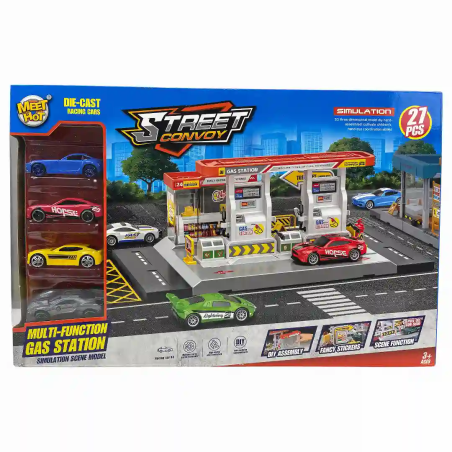 GASOLINERA CARROS METÁLICOS