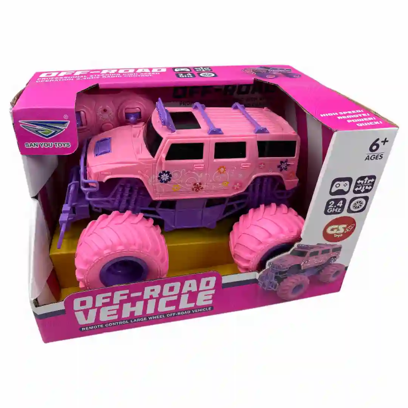 CAMIONETA NIÑA TODO TERRENO CONTROL REMOTO