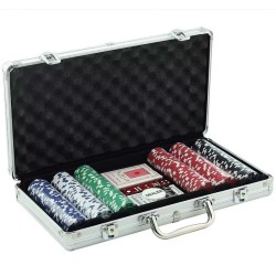 Juego de poker de 300pcs