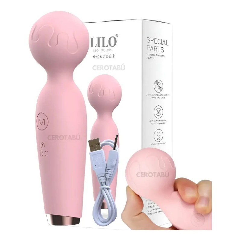 HITACHI VIBRADOR MASAJEADOR LILO ICE CREAM RECARGABLE CONSOLADOR
