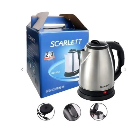 Hervidor Eléctrico Top Scarlet 2l Calentador De Agua