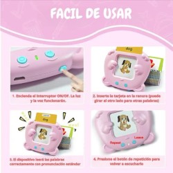 Traductor lector de cartas Electrónico para niños Ingles Español