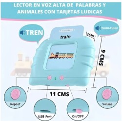 Traductor lector de cartas Electrónico para niños Ingles Español