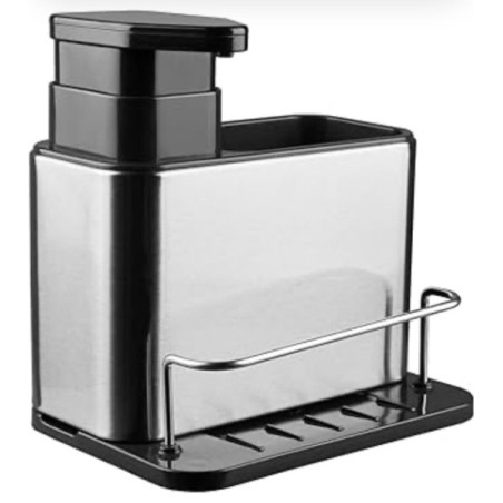 Dispensador de jabón y organizador de cocina