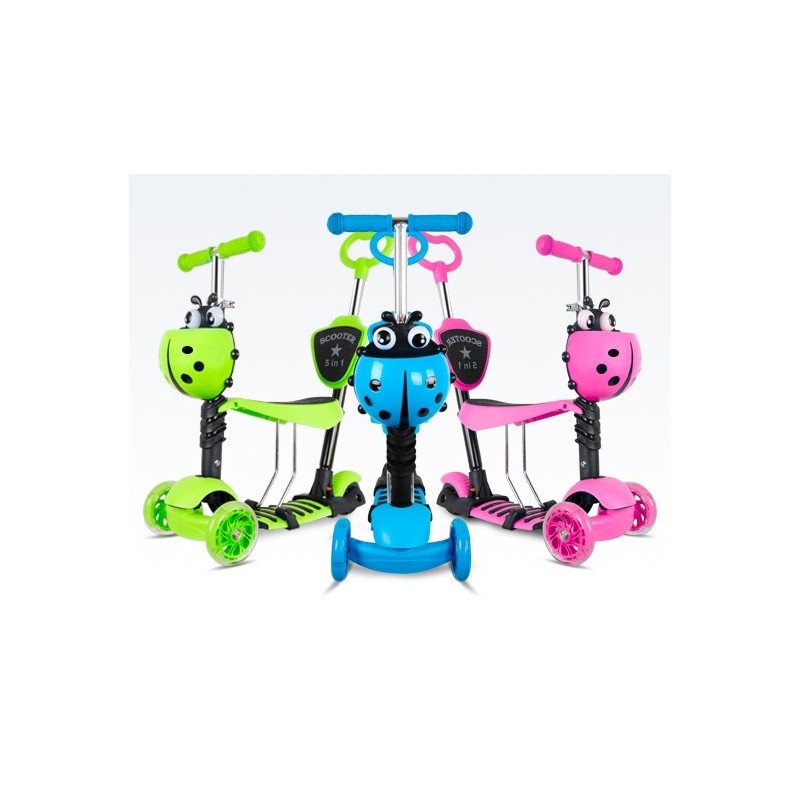 PATINETA 5 EN 1 MARIQUITA