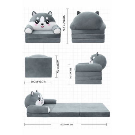SOFA CAMA PLEGABLE SILLON PARA NIÑOS