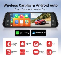 RETROVISOR CARRO CARPLAY V32