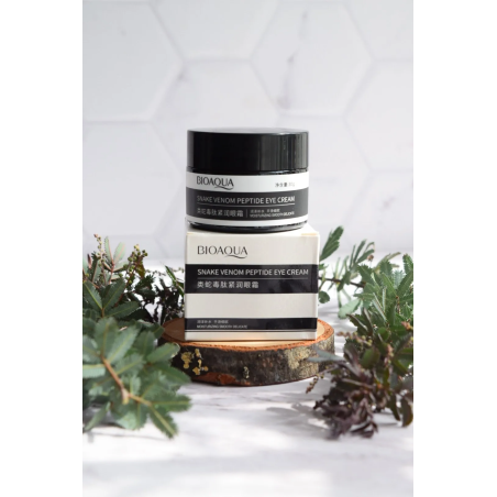 Crema Contorno de Ojeras Reafirmante y Antienvejecimiento caja negra