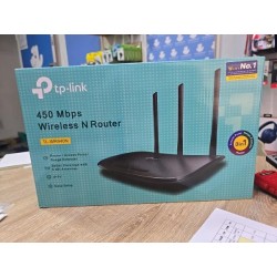 Router repetidor Wi-Fi TP-LINK WR940 de 3 antenas. Puerto LAN. 450 mbps. Negro