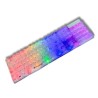 Teclado transparente YELANDAR AN-T10 con luz RGB conexión USB
