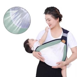 Canguro para bebés ligero y plegable, malla transpirable