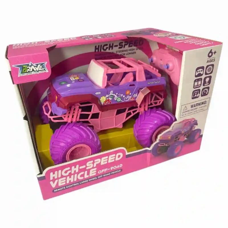 CARRO CONTROL NIÑA RECARGABLE