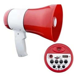 Megafono GX-528 con Bluetooth. Lector microsd y usb. Bateria recargable