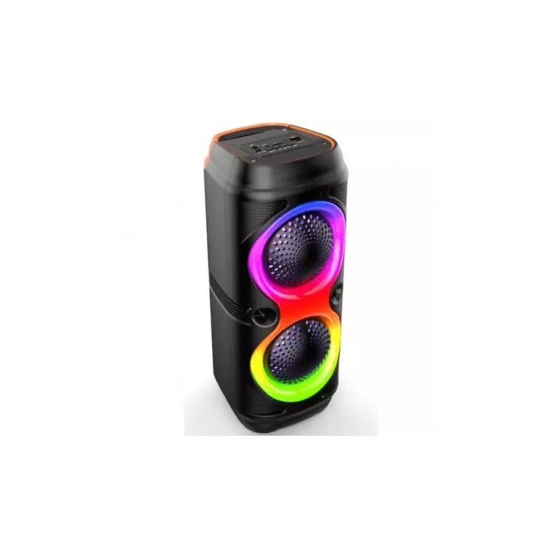 Cabina doble parlante RGB ABS