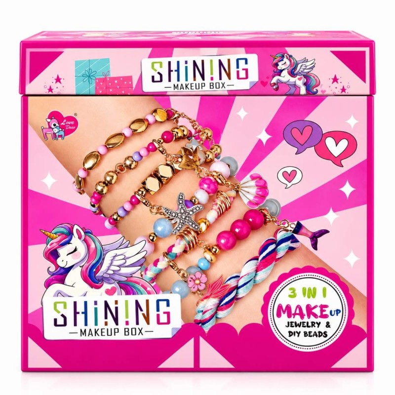SET MAQUILLAJE, JOYERIA, BISUTERIA 3 EN 1