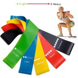 Banda P/Ejercicio Silicona x 5 Pzas