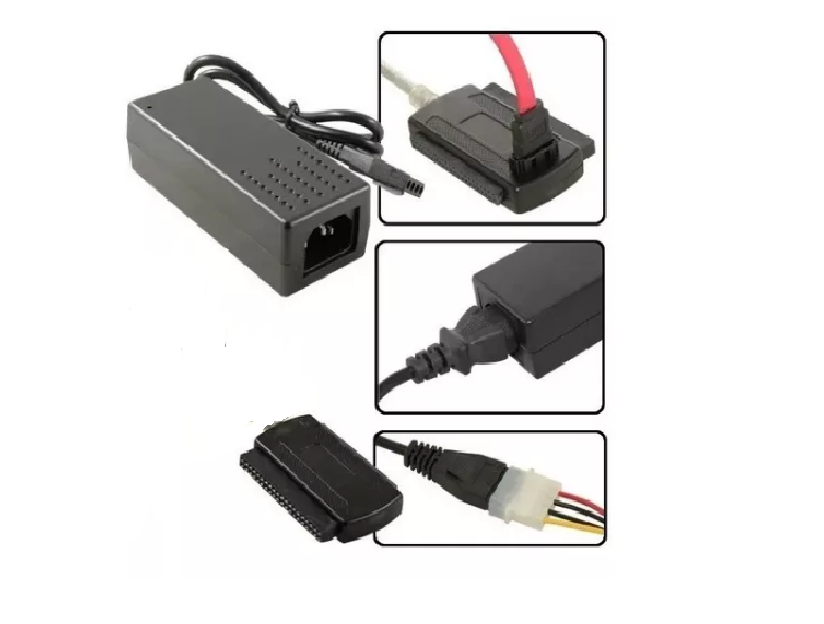 Kit Convertidor Galleta Usb 2.0 A Sata Ide Disco Duro 2.5 y 3.5 - Imagen 3