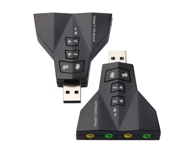 Tarjeta De Sonido Externa Usb 7.1 Virtual 3d, Dual Audio/mic - Imagen 2