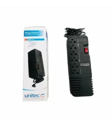 Estabilizador Regulador Multitoma Voltaje 990v 6 Tomas Unitec