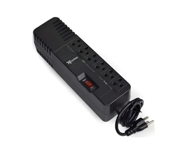 Estabilizador Regulador Multitoma Voltaje 990v 6 Tomas Unitec - Imagen 5