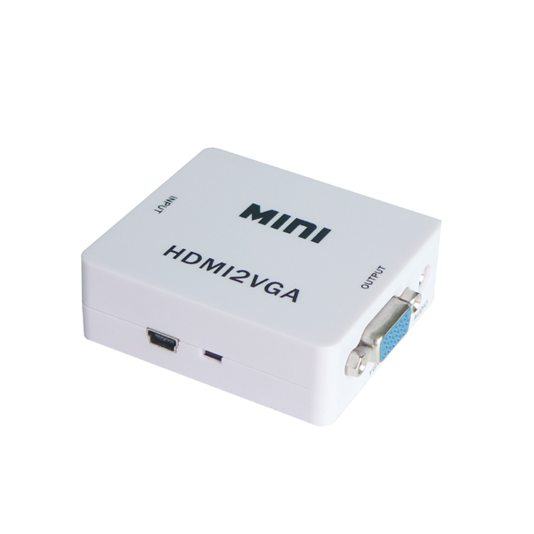 Convertidor Adaptador De HDMI A VGA Video y Audio Por Auxiliar