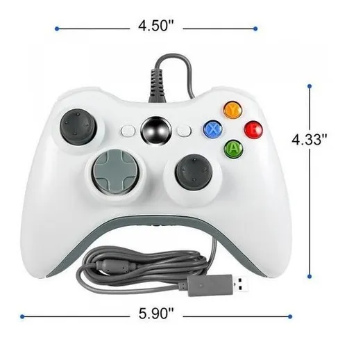 Control Joystick Para Pc Tipo Xbox 360 Cable 1.5m Game Pad