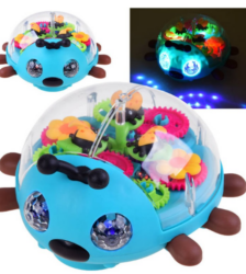 Mariquita Escarabajo De Juguete Proyecta Luces