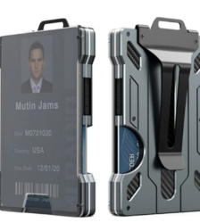 Billetera de seguridad cartera bloqueo RFID porta tarjetas