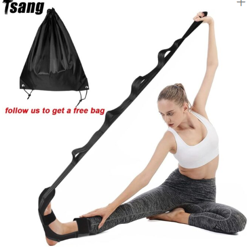 Correa para estiramiento muscular banda elástica de flexibilidad - Imagen 5