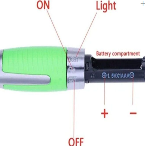 Depilador facial 3 en 1 removedor vello nariz oidos cejas - Imagen 3