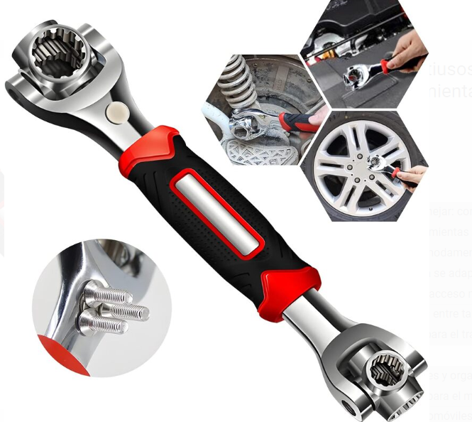 Llave inglesa multiusos 48 accesorios herramienta universal