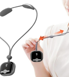 Masajeador cervical de microcorriente y calefaccion 9 niveles