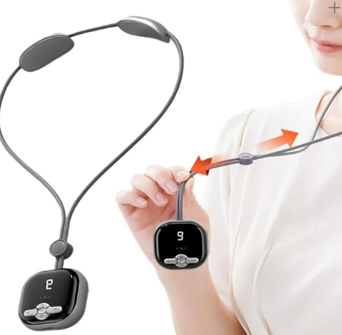 Masajeador cervical de microcorriente y calefaccion 9 niveles