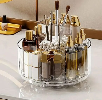 Organizador de maquillaje multifuncional Giratorio 360 de 1 Nivel - Imagen 4