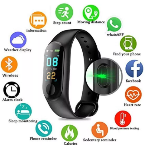 RELOJ SMART BAND FITNESS M3 - Imagen 3