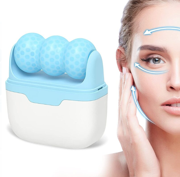 Rodillo de masaje en frio 2 en 1 estiramiento facial antiarrugas - Imagen 4