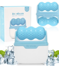 Rodillo de masaje en frio 2 en 1 estiramiento facial antiarrugas
