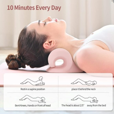 Soporte de tracción cervical quiropráctico relajante - Imagen 3