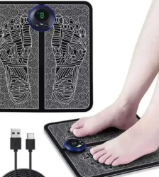 Tapete masajeador de pies electroestimulador